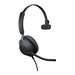 Jabra Evolve2 40 MS Mono - Headset - On-Ear - konvertierbar - kabelgebunden - USB-C