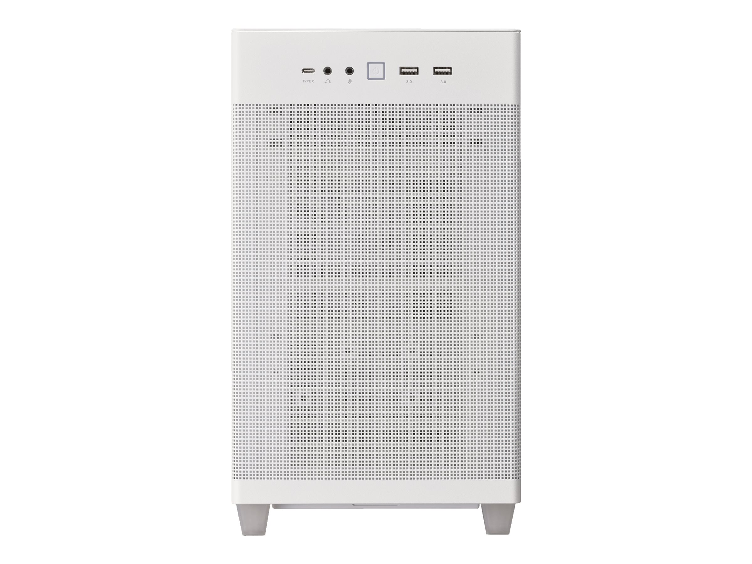 ASUS Prime AP201 - Kleiner Tower - micro ATX - keine Spannungsversorgung - weiss - USB/Audio