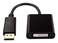 V7 - Videoadapter - DisplayPort (M) zu DVI-D (W) - DisplayPort 1.1 - 1080p-Untersttzung - Schwarz