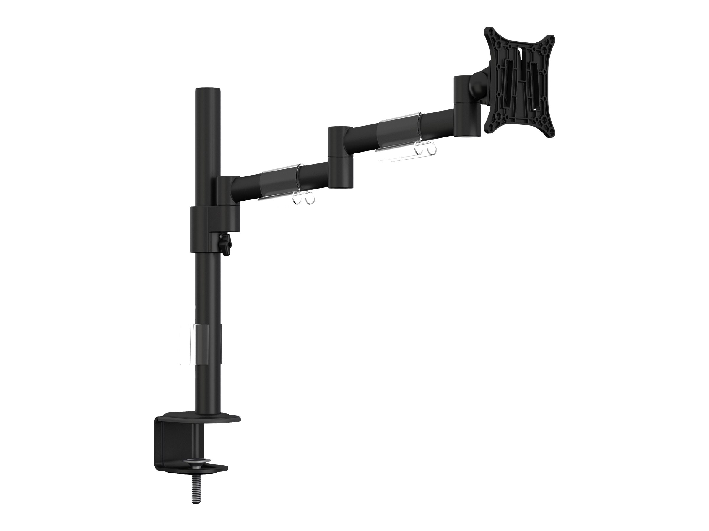 Multibrackets M VESA Deskmount Officeline Single II - Befestigungskit - fr LCD-Display - Stahl - Schwarz - Bildschirmgrsse: 38