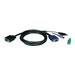Tripp Lite 6ft USB / PS2 Cable Kit for KVM Switches B040 / B042 Series KVMs 6' - Tastatur- / Video- / Maus- (KVM-) Kabelkit - 1.