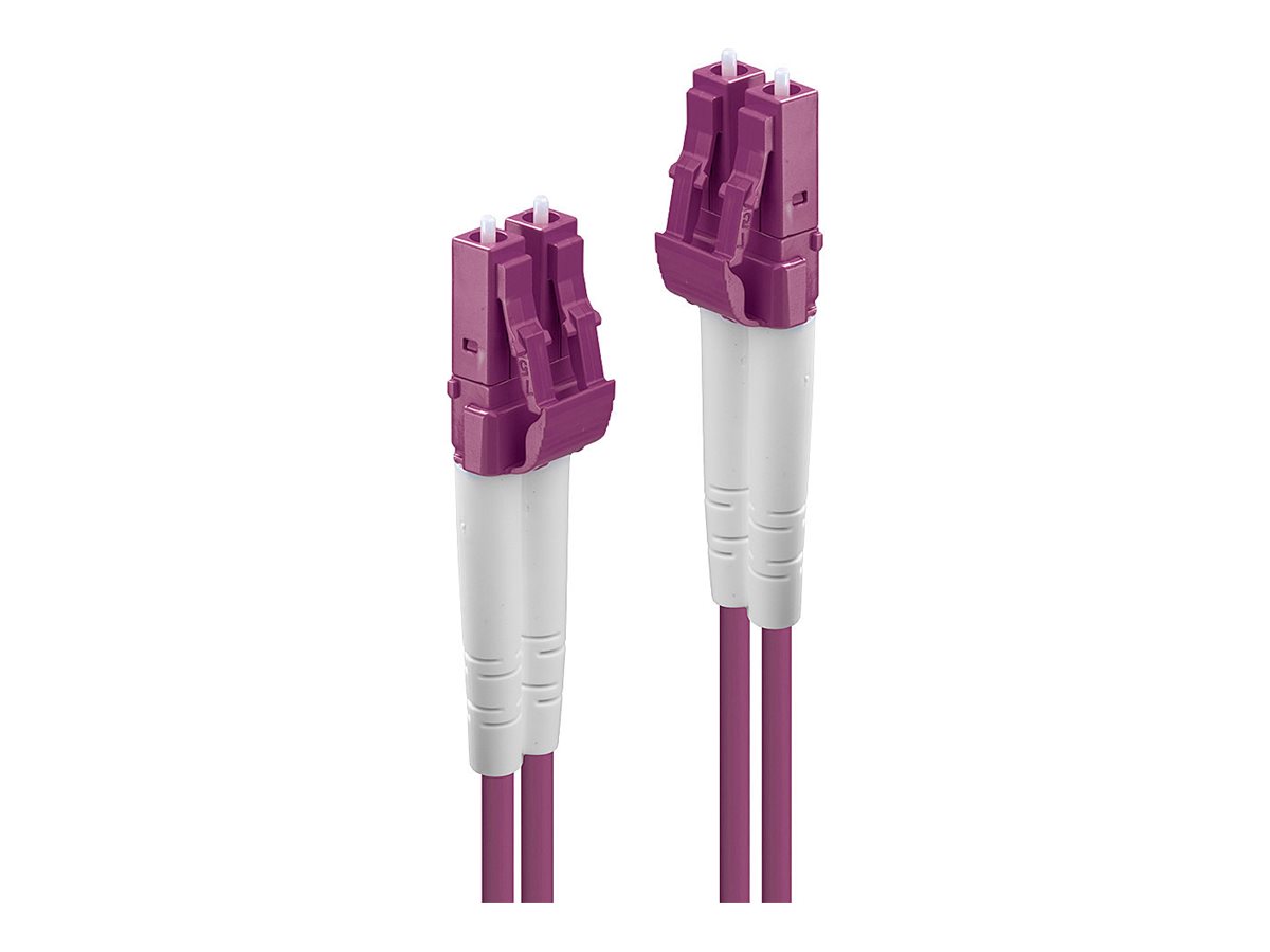 Lindy - Patch-Kabel - LC Multi-Mode (M) zu LC Multi-Mode (M) - 5 m - Glasfaser - Duplex
