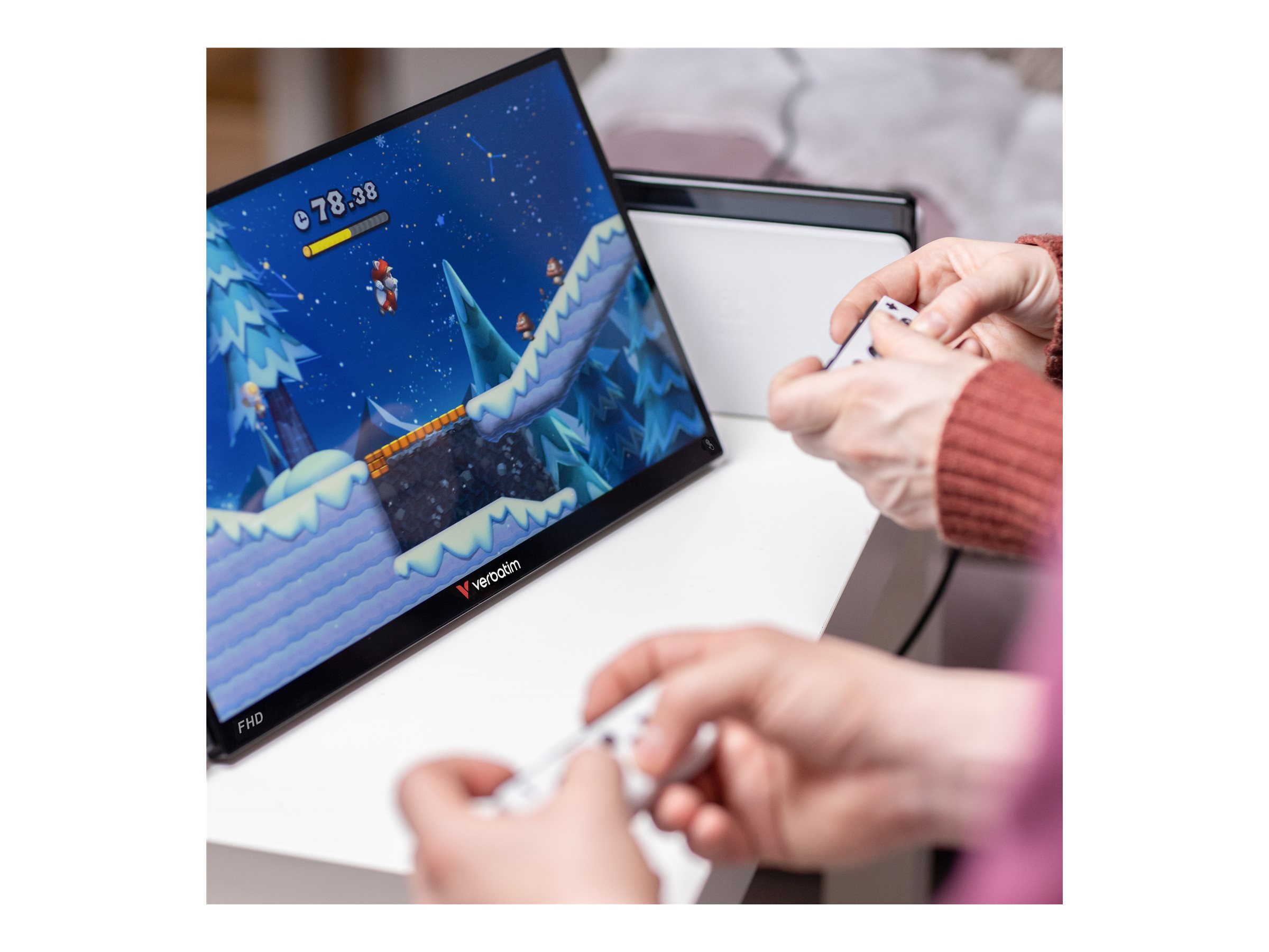 Verbatim PMT-15 - LED-Monitor mit CH Garantie - 39.6 cm (15.6