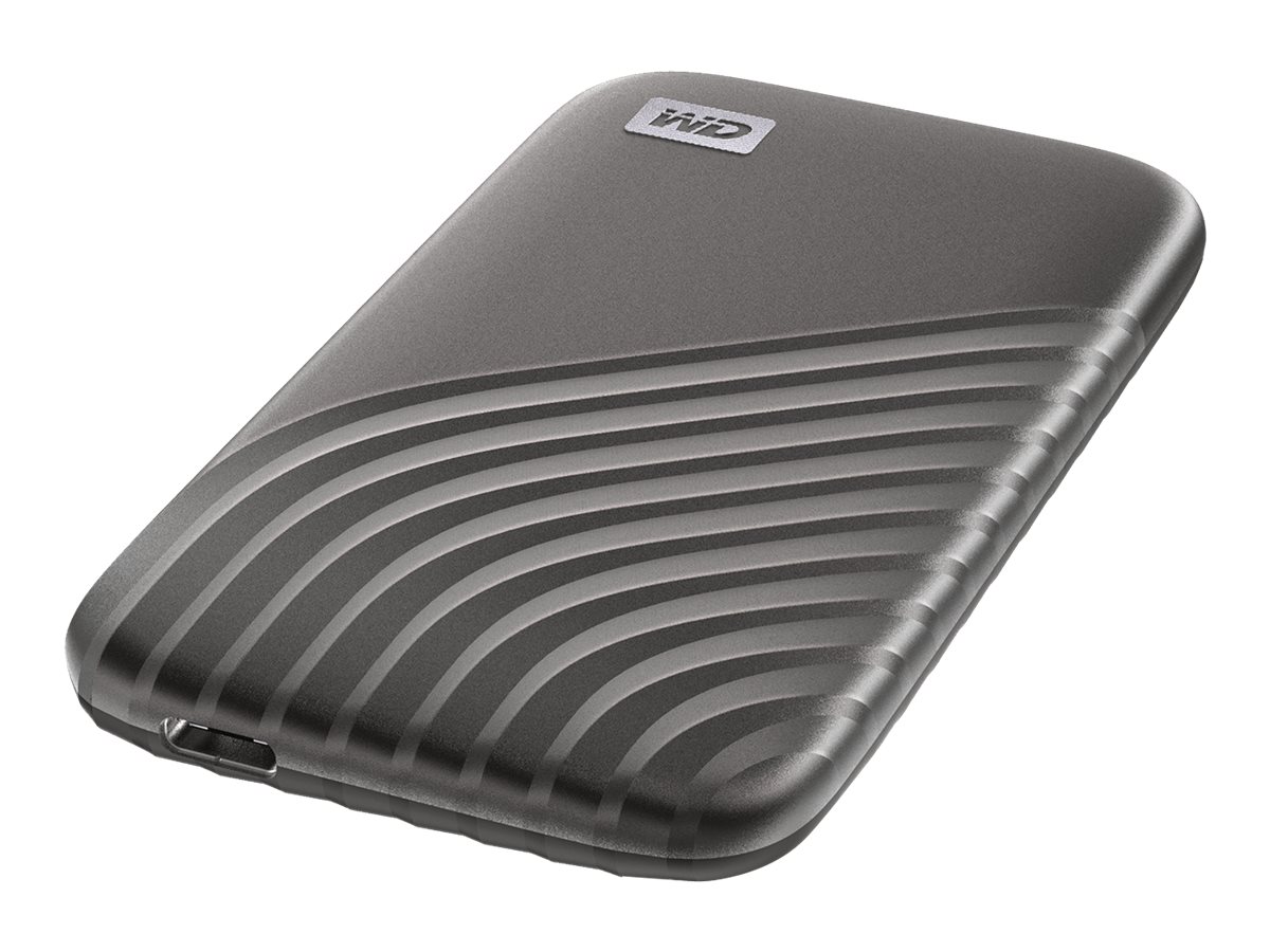 WD My Passport SSD WDBAGF0010BGY - SSD - verschlsselt - 1 TB - extern (tragbar) - USB 3.2 Gen 2 (USB-C Steckverbinder)