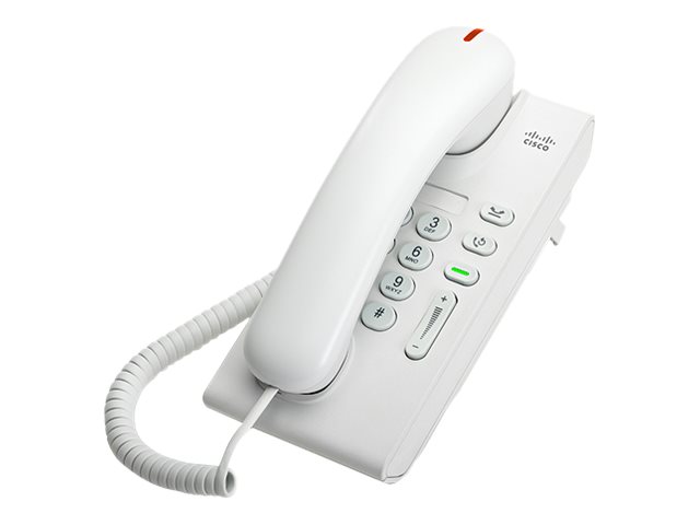 Cisco Unified IP Phone 6901 Slimline - VoIP-Telefon - SCCP - Arctic White