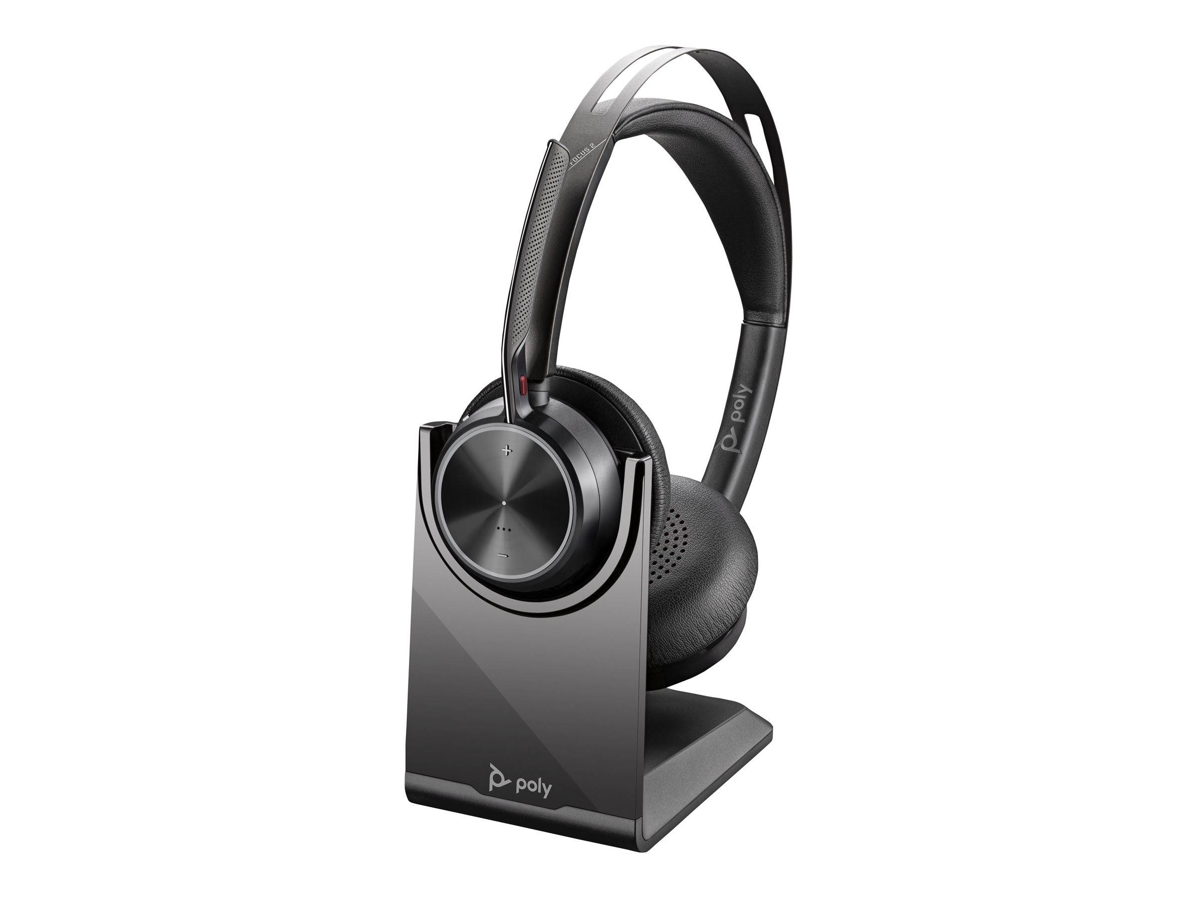 Poly Voyager Focus 2 - Headset - On-Ear - Bluetooth - kabellos, kabelgebunden - aktive Rauschunterdrckung