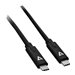 V7 - USB-Kabel - 24 pin USB-C (M) umkehrbar zu 24 pin USB-C (M) umkehrbar - 1 m - Schwarz