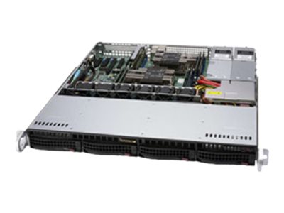 Supermicro SC813M F2TQC-R608CB - Rack-Montage - 1U - ATX - SATA/SAS - Hot-Swap 600 Watt