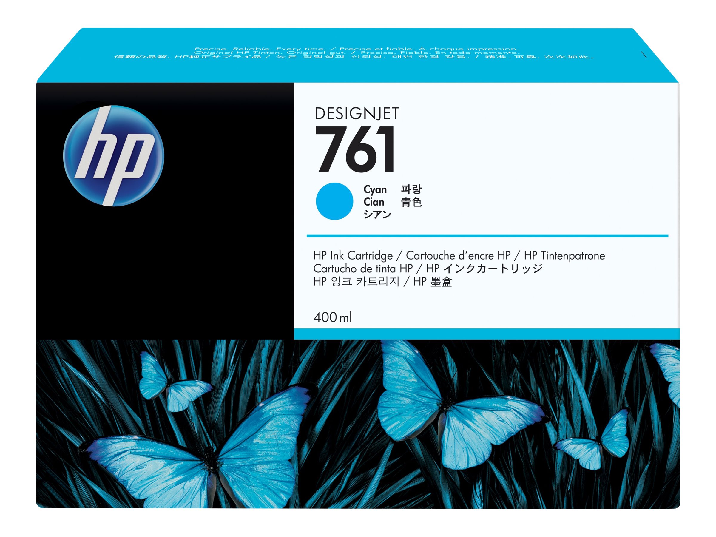 HP 761 - 400 ml - Cyan - original - DesignJet - Tintenpatrone