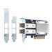 QNAP QXP-32G2FC - Hostbus-Adapter - PCIe 3.0 x8 Low-Profile - 32Gb Fibre Channel Gen 6 x 2 - mit 2 x SFP+-Transceiver (TRX-32GFC