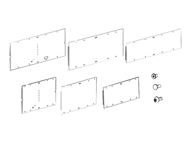 APC HyperPod Frame 4ft Aisle End Panel - Rackmontagesatz