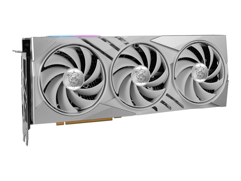 MSI GeForce RTX 4070 Ti GAMING X SLIM WHITE 12G - Grafikkarten - GeForce RTX 4070 Ti - 12 GB GDDR6X - PCIe 4.0 - HDMI, 3 x Displ
