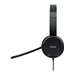 Lenovo 100 - Headset - On-Ear - kabelgebunden - USB - Schwarz