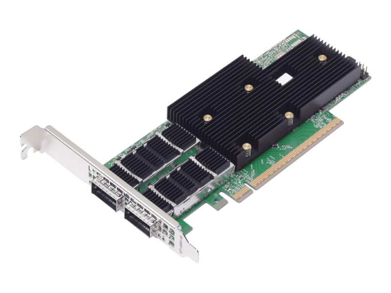 Broadcom P2200G - Netzwerkadapter - PCIe 5.0 x16 Low-Profile - 400 Gigabit QSFP112 x 2