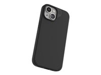 ZAGG Manhattan Snap - Hintere Abdeckung fr Mobiltelefon - kompatibel mit MagSafe - Silikon - Schwarz - fr Apple iPhone 13, 14,