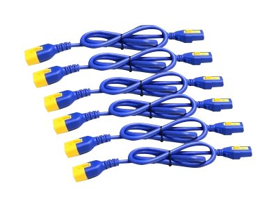 APC AP8000 - Stromkabel - power IEC 60320 C13 zu IEC 60320 C14 - 10 A - 1.83 m - Blau