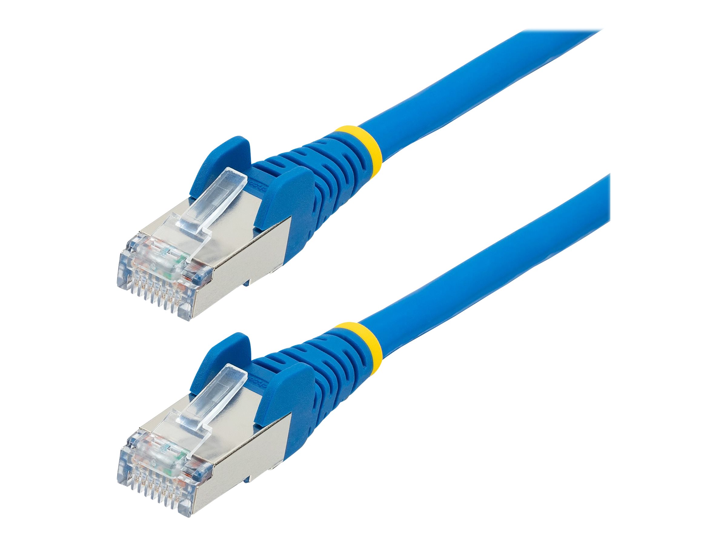 StarTech.com 10m CAT6a Ethernet Cable - Blue - Low Smoke Zero Halogen (LSZH) - 10GbE 500MHz 100W PoE++ Snagless RJ-45 w/Strain R