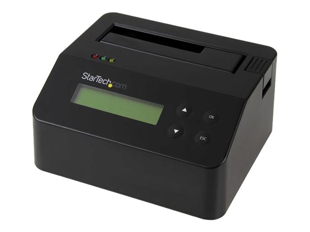StarTech.com USB 3.0 Standalone Eraser Dock fr 2.5und 3.5 SATA SSD/HDD Laufwerke - Secure Drive Erase mit Belegdruck - Festpla