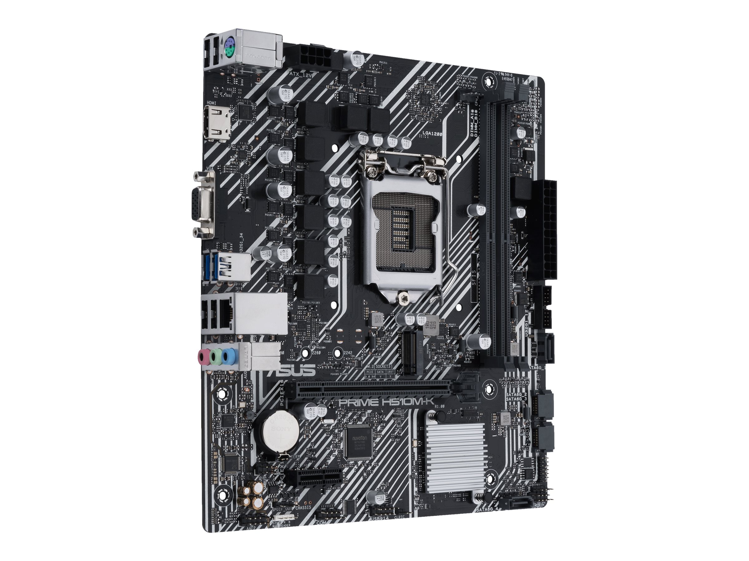 ASUS PRIME H510M-K - Motherboard - micro ATX - LGA1200-Sockel - H510 Chipsatz - USB 3.2 Gen 1