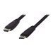 M-CAB UltraFlex - Highspeed - HDMI-Kabel - HDMI mnnlich zu HDMI mnnlich - 50 cm - Schwarz