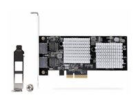 StarTech.com 2-Port 10Gbps PCIe Network Adapter Card, Network Card for PCs/Servers, Full-Height/Low-Profile PCIe Ethernet Card w