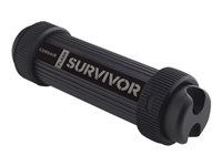 Corsair Flash Survivor Stealth - USB-Flash-Laufwerk - 64 GB - USB 3.0 - eloxiertes Aluminium
