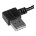 StarTech.com Micro USB Kabel mit rechts gewinkelten Anschlssen - Stecker/Stecker - 2m - USB A zu Micro B Anschlusskabel - USB-K