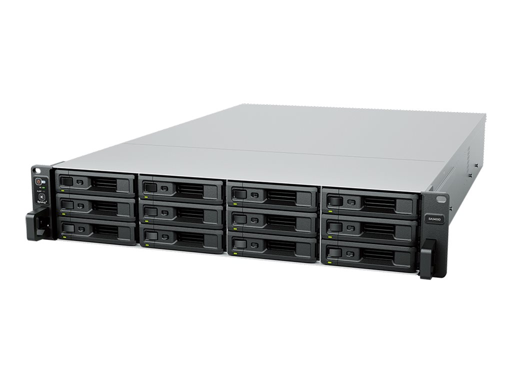 Synology SA3400D - NAS-Server - 12 Schchte - Rack - einbaufhig - SAS