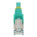 StarTech.com 1.5m CAT6a Ethernet Cable - Aqua - Low Smoke Zero Halogen (LSZH) - 10GbE 500MHz 100W PoE++ Snagless RJ-45 w/Strain 