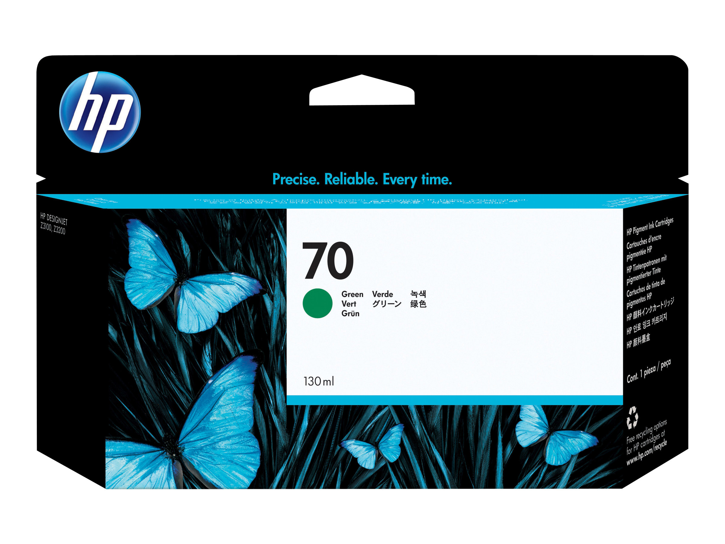 HP 70 - 130 ml - grn - original - DesignJet - Tintenpatrone