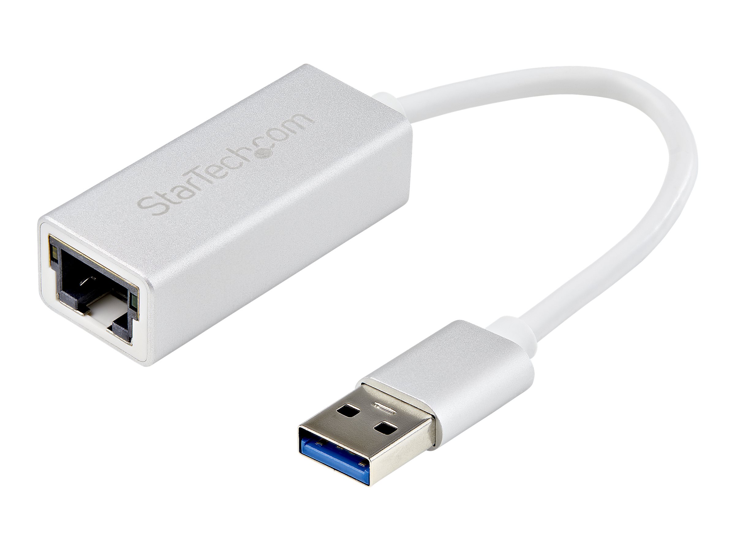StarTech.com USB 3.0 auf Gigabit Netzwerkadapter - Silber - Schlankes Aluminium Design fr MacBook, Chromebook oder Tablet - Net