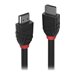 Lindy Black Line - HDMI-Kabel mit Ethernet - HDMI mnnlich zu HDMI mnnlich - 3 m - Dreifachisolierung - Schwarz