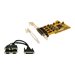 Exsys EX-41384 - Serieller Adapter - PCI-X Low-Profile - RS-232 x 3