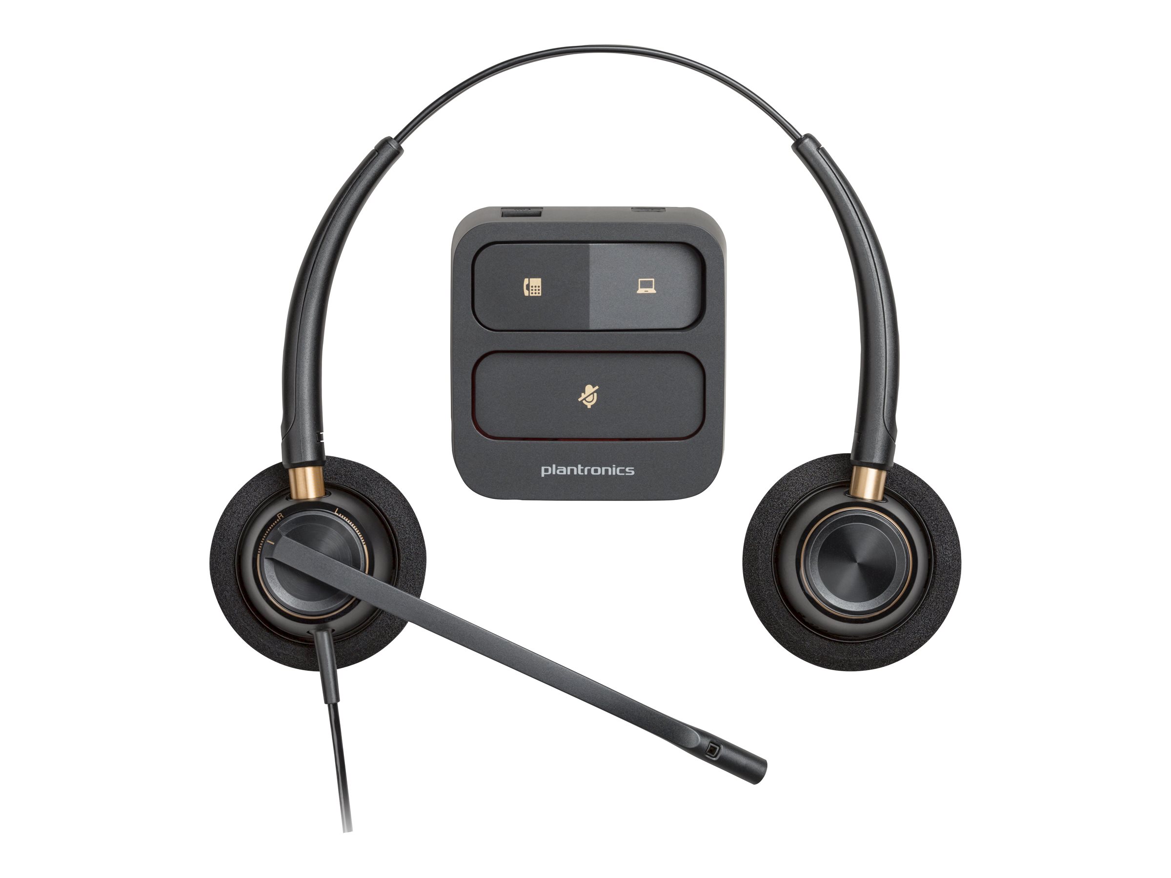 Poly EncorePro 520 - EncorePro 500 series - Headset - On-Ear - kabelgebunden - Quick Disconnect