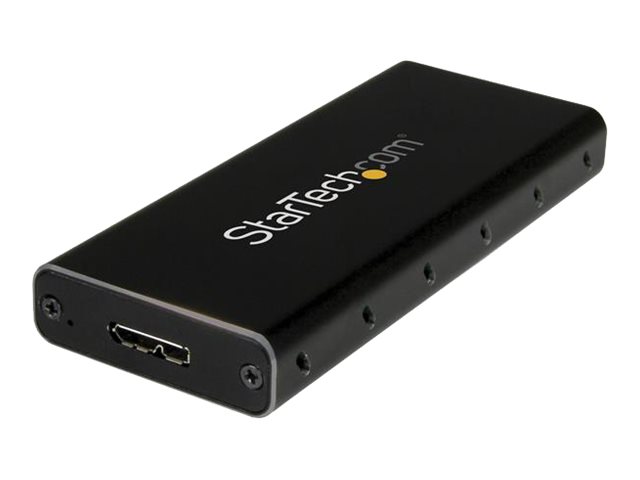 StarTech.com SSD Festplattengehuse fr M.2 Festplatten - USB 3.1 Type C - NGFF - USB C Kabel - USB 3.1 Case auf M2 Adapter - Sp