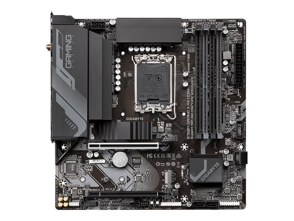 Gigabyte B760M GAMING X AX DDR4 - 1.X - Motherboard - micro ATX - LGA1700-Sockel - B760 Chipsatz
