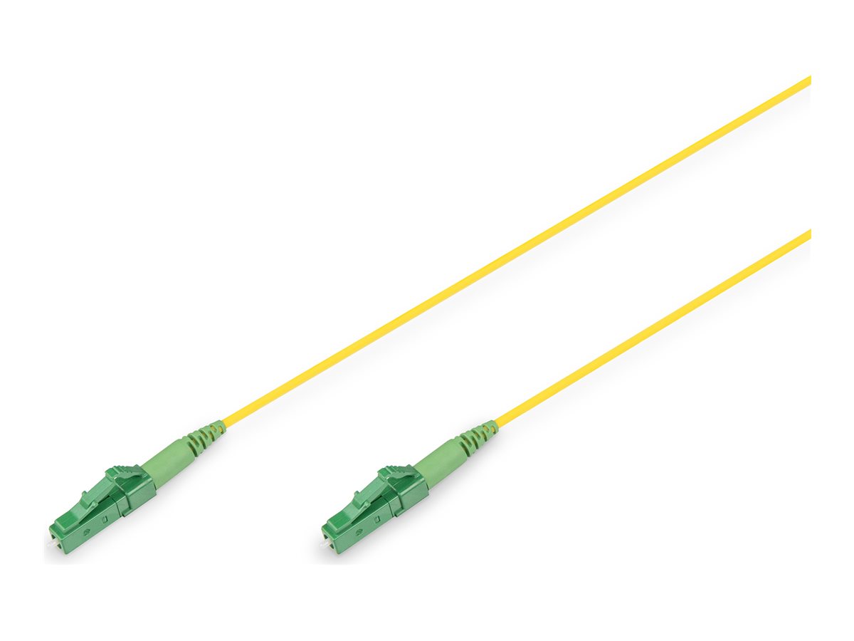 DIGITUS - Patch-Kabel - LC/APC Einzelmodus (M) zu LC/APC Einzelmodus (M) - 10 m - 2 mm - Glasfaser