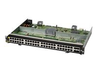 HPE Aruba 6400 - Erweiterungsmodul - Gigabit Ethernet (PoE) x 48 + Gigabit Ethernet x 4 - fr HPE Aruba 6405, 6405 48SFP+, 6405 