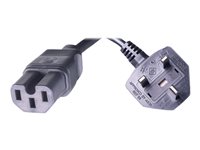 HPE - Stromkabel - IEC 60320 C15 zu BS 1363A (M) - 2.5 m