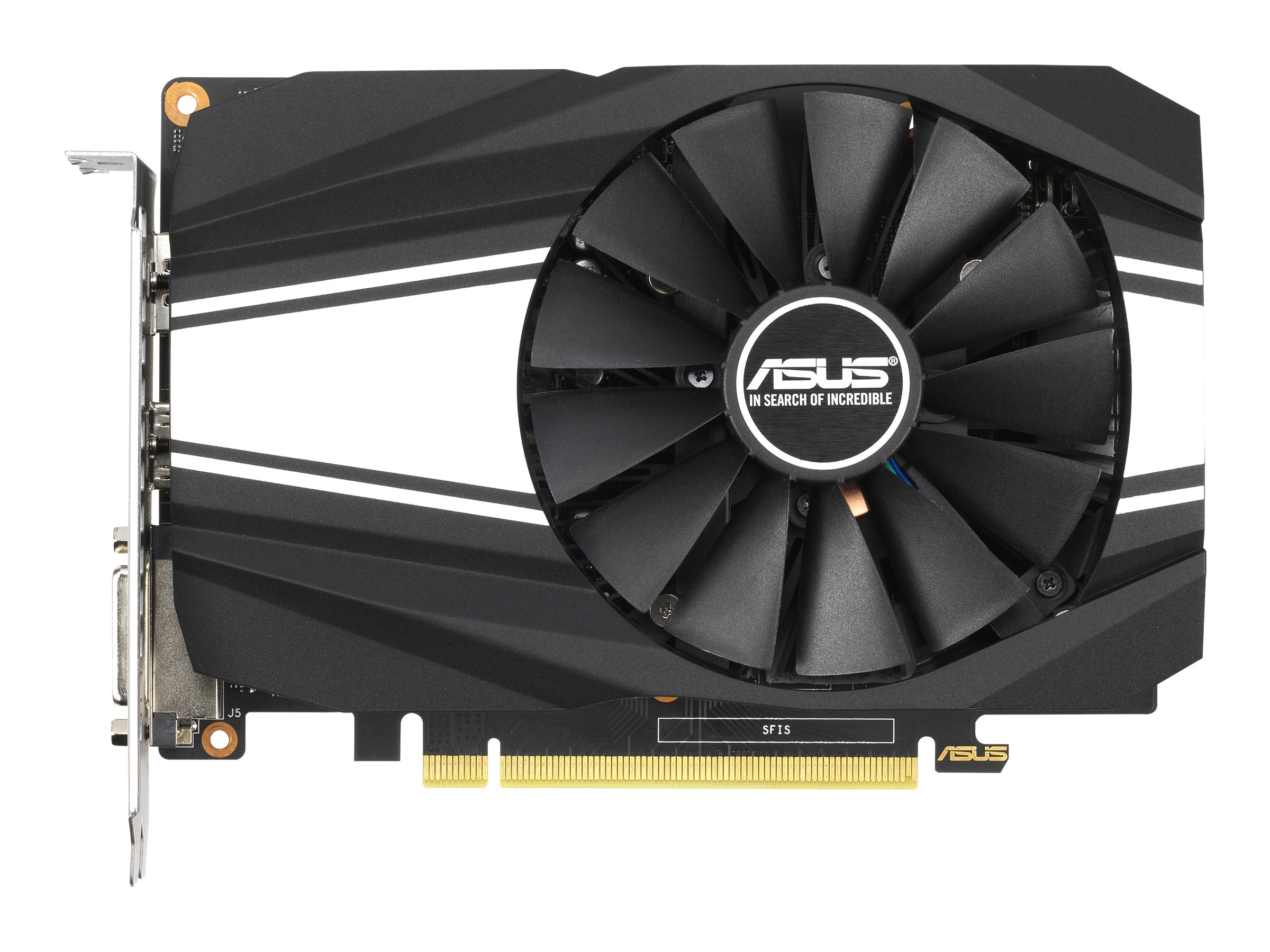 ASUS PH-GTX1650S-4G - Grafikkarten - GF GTX 1650 SUPER - 4 GB GDDR6 - PCIe 3.0 x16 - DVI, HDMI, DisplayPort