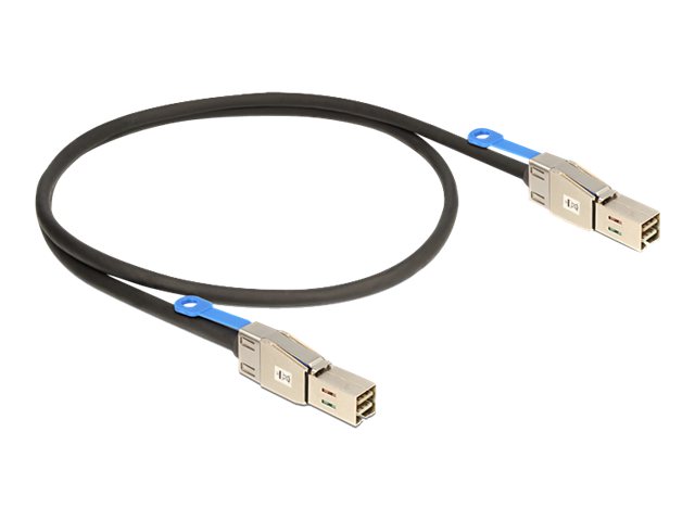 Delock - Externes SAS-Kabel - SAS 12Gbit/s - 36-polig 4x Shielded Mini MultiLane (M) zu 36-polig 4x Shielded Mini MultiLane (M) 