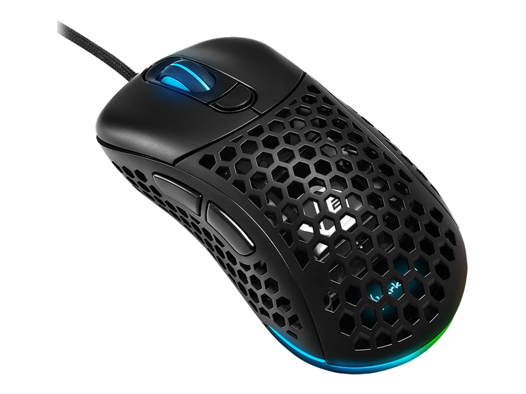 Sharkoon Light 200 - Maus - optisch - 6 Tasten - kabelgebunden - USB