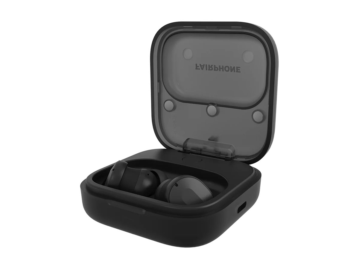 Fairphone Fairbuds - True Wireless-Kopfhrer mit Mikrofon - im Ohr - Bluetooth - aktive Rauschunterdrckung - Schwarz