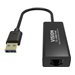 Vision TC-USBETH/BL - Netzwerkadapter - USB 2.0 - Gigabit Ethernet x 1 - Schwarz