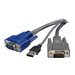 StarTech.com 3m ultradnnes USB VGA 2-in-1-KVM-Kabel - Tastatur- / Video- / Maus- (KVM-) Kabel - USB, HD-15 (VGA) (M) zu HD-15 (