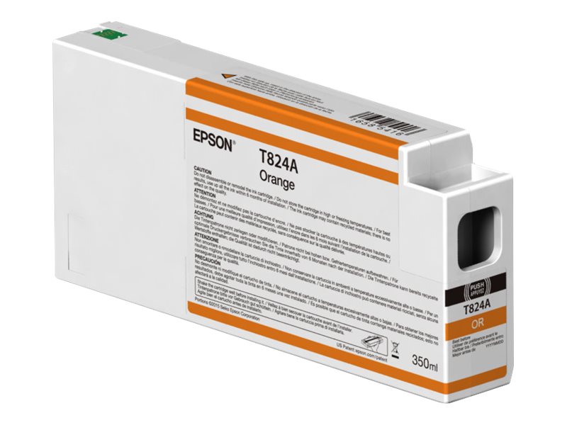 Epson T824A - 350 ml - orange - Original - Tintenpatrone - fr SureColor SC-P7000, SC-P7000V, SC-P9000, SC-P9000V