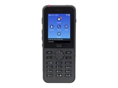 Cisco IP Phone 8821 - Schnurloses Erweiterungshandgert - mit Bluetooth-Schnittstelle - IEEE 802.11a/b/g/n/ac (Wi-Fi) - SIP - 6 