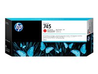 HP 745 - 300 ml - mit hoher Kapazitt - Chromatic Red - original - DesignJet