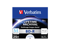 Verbatim M-Disc 4x, BD-R, 25 GB, 4x, Jewelcase, 5 Stck(e)