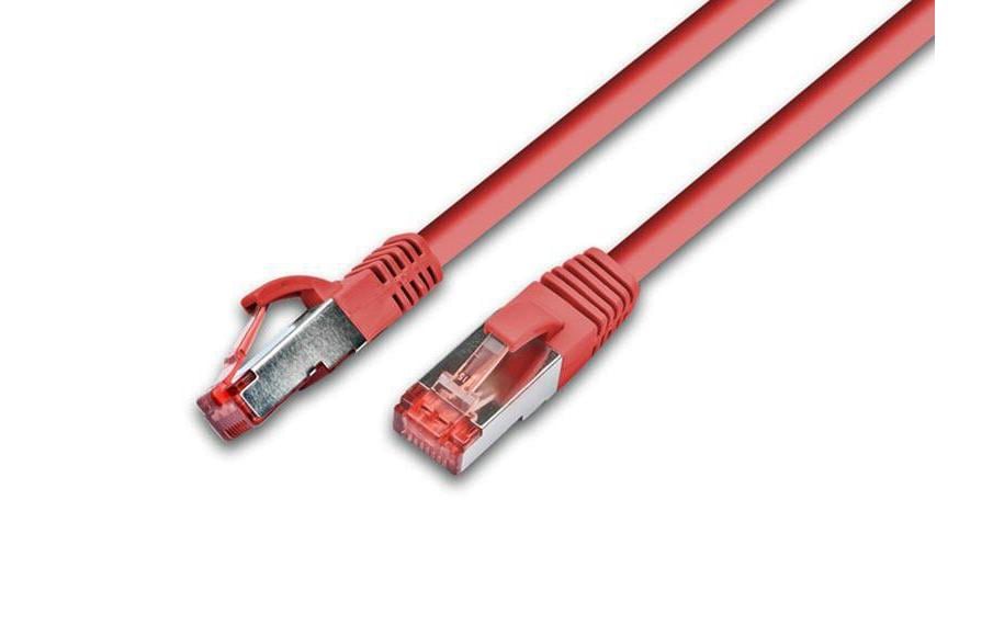 Wirewin - Patch-Kabel - RJ-45 (M) zu RJ-45 (M) - 30 m - CAT 6a - Rot